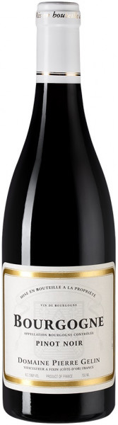 Вино Domaine Pierre Gelin, Bourgogne Pinot Noir AOC, 2019