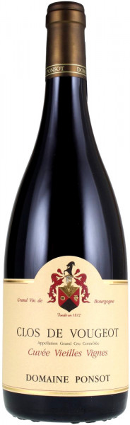 Вино Domaine Ponsot, Clos de Vougeot "Cuvee Vieilles Vignes" Grand Cru AOC, 2015