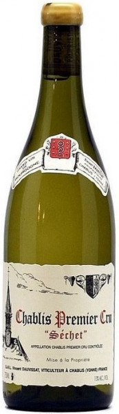 Вино Domaine Rene & Vincent Dauvissat, Chablis Premier Cru "Sechet" AOC, 2015