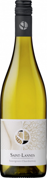 Вино Domaine Saint-Lannes, Sauvignon-Chardonnay, Cotes de Gascogne IGP, 2019