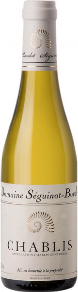Вино Domaine Seguinot-Bordet, Chablis AOC, 2019, 375 мл