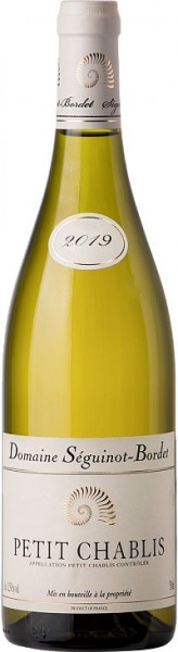 Вино Domaine Seguinot-Bordet, Petit Chablis AOC, 2019