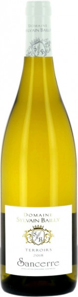 Вино Domaine Sylvain Bailly, "Terroirs" Sancerre Blanc AOC, 2018