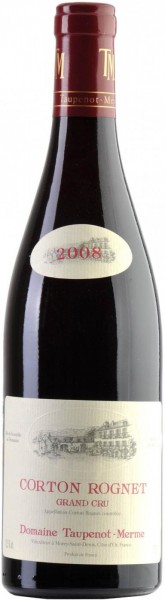 Вино Domaine Taupenot-Merme, Corton Rognet Grand Cru AOC, 2008