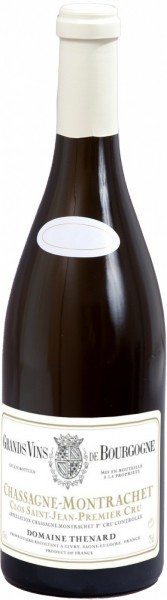 Вино Domaine Thenard, Chassagne-Montrachet Premier Cru "Clos Saint-Jean" AOC, 2011