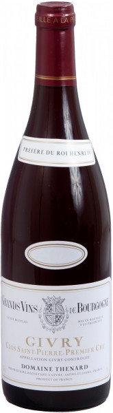Вино Domaine Thenard, Givry Premier Cru "Clos Saint-Pierre", 2015, 1.5 л
