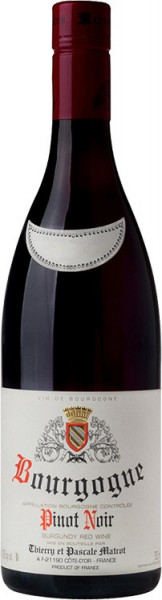 Вино Domaine Thierry et Pascale Matrot, Bourgogne Pinot Noir AOC, 2015