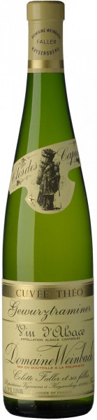 Вино Domaine Weinbach, Gewurztraminer "Cuvee Theo", 2016, 0.375 л