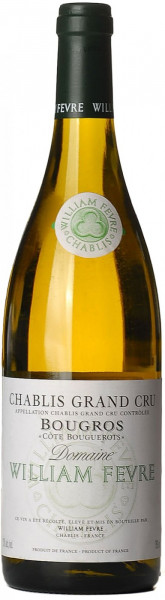 Вино Domaine William Fevre, Chablis Grand Cru Bougros "Cote Bouguerots", 2020