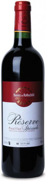 Вино Domaines Barons de Rothschild, "Reserve Speciale" Pauillac AOC, 2005