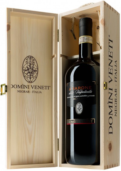 Вино "Domini Veneti" Amarone della Valpolicella Classico DOC, 2011, in wooden box, 1.5 л