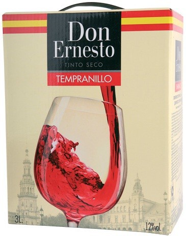 Вино "Don Ernesto" Tempranillo, bag-in-box, 3 л