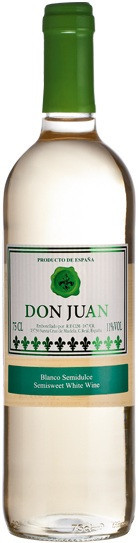Вино "Don Juan" Blanco Semidulce