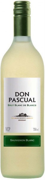 Вино "Don Pascual" Brut Blanc de Blancs, Sauvignon Blanc, 0.187 л