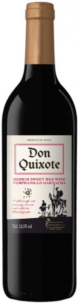 Вино Don Quixote red medium sweet, Vino de Mesa (VdM)