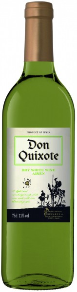 Вино "Don Quixote" white dry, Vino de Mesa (VdM)