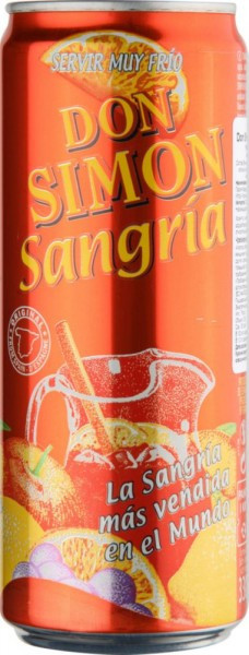 Вино "Don Simon" Sangria, in can, 0.33 л