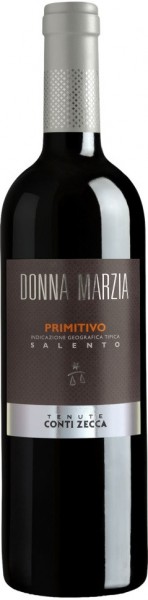 Вино "Donna Marzia" Primitivo, Salento IGT, 2015