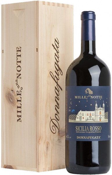 Вино Donnafugata, "Mille e una Notte", Sicilia DOC, 2017, wooden box, 1.5 л