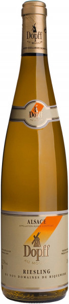 Вино Dopff au Moulin, Riesling de Riquewihr, Alsace AOC, 2016, 0.375 л