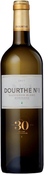 Вино "Dourthe №1" Sauvignon Blanc, Bordeaux AOC, 2017, 0.375 л