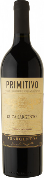 Вино "Duca Sargento" Primitivo, Puglia IGT, 1.5 л