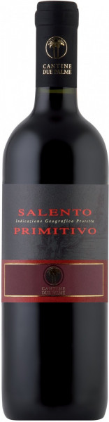 Вино Due Palme, Primitivo, Salento IGT, 2019