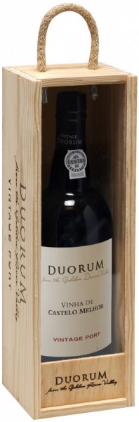 Вино "Duorum" Vinha de Castelo Melhor Vintage Port, 2010, wooden box