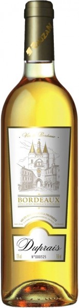 Вино "Duprais" Blanc Semi-Sweet, Bordeaux AOC