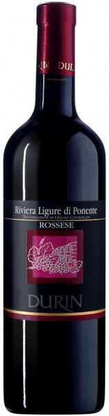 Вино Durin, Rossese, Riviera Ligure di Ponente DOC, 2018