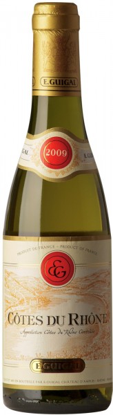 Вино E. Guigal, Cotes du Rhone Blanc, 2009, 0.375 л