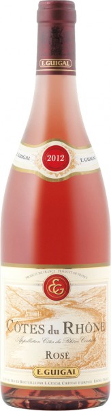 Вино E. Guigal, Cotes du Rhone Rose, 2012