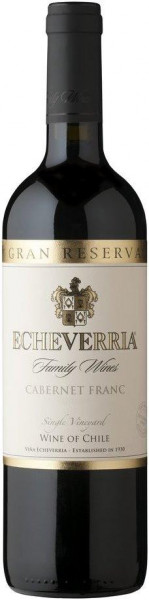 Вино Echeverria, Cabernet Franc Gran Reserva, 2014