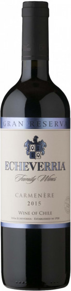 Вино Echeverria, Carmenere Gran Reserva, 2015