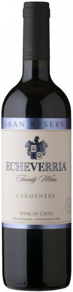 Вино Echeverria, Carmenere Gran Reserva, 2017