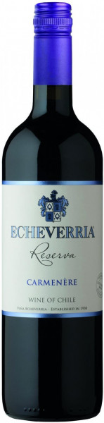 Вино Echeverria, Carmenere Reserva, 2018