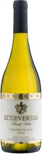 Вино Echeverria, Chardonnay Reserva, 2012