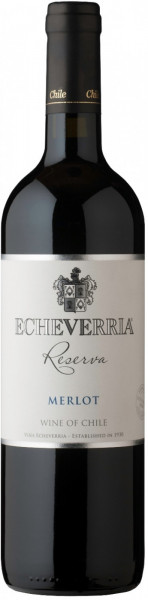 Вино Echeverria, Merlot Reserva, 2018