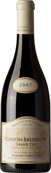 Вино Edmon Cornu & Fils, Corton-Bressandes Grand Cru AOC, 2007