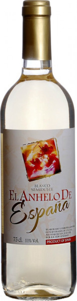 Вино "El Anhelo De Espana" Blanco Semidulce
