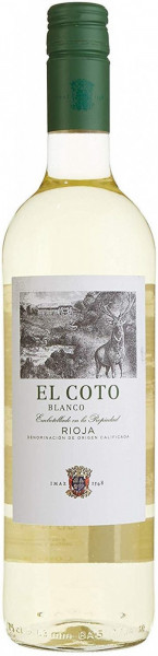 Вино "El Coto" Blanco, Rioja DOC, 375 мл