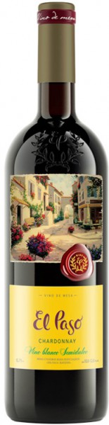 Вино "El Paso" Chardonnay Semidulce
