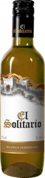 Вино "El Solitario" Blanco Semidulce, 0.187 л