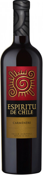 Вино "Espiritu de Chile" Carmenere Semi-Dry, Valle Central DO, 2017