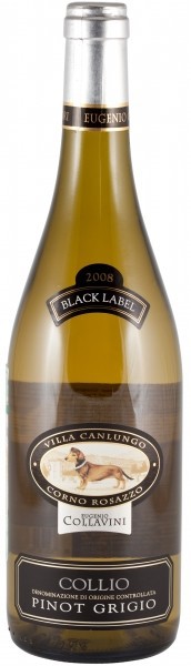 Вино Eugenio Collavini Pinot Grigio Black Label Collio DOC 2008