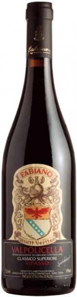 Вино Fabiano, Valpolicella Classico Superiore DOC Ripasso, 2010