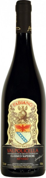 Вино Fabiano, Valpolicella Classico Superiore DOC Ripasso, 2011
