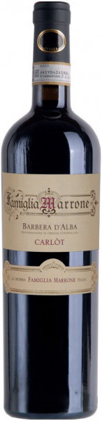 Вино Famiglia Marrone, "Carlot" Barbera d'Alba DOC, 2017
