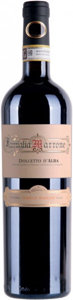 Вино Famiglia Marrone, Dolcetto d'Alba DOCG, 2018