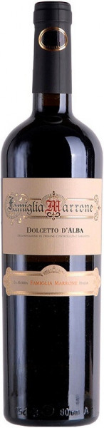 Вино Famiglia Marrone, Dolcetto d'Alba DOCG, 2019